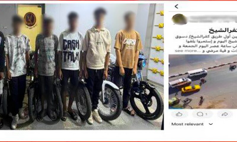 حركات استعراضية تعطل الطريق.. ضبط 7 قائدي دراجات نارية بكفر الشيخ