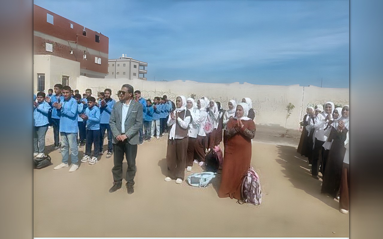 جولة ميدانية لوكيل تعليم كفر الشيخ بإدارة الرياض لمتابعة انتظام الدراسة