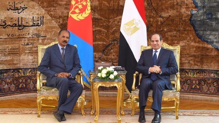 الرئيس السيسي يؤكد دعم مصر الكامل لأمن واستقرار ووحدة إريتريا واحترام سيادتها