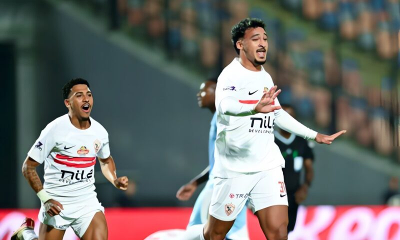 الزمالك ينهي الشوط الأول متقدمًا على بترول أسيوط بهدف أحمد شريف