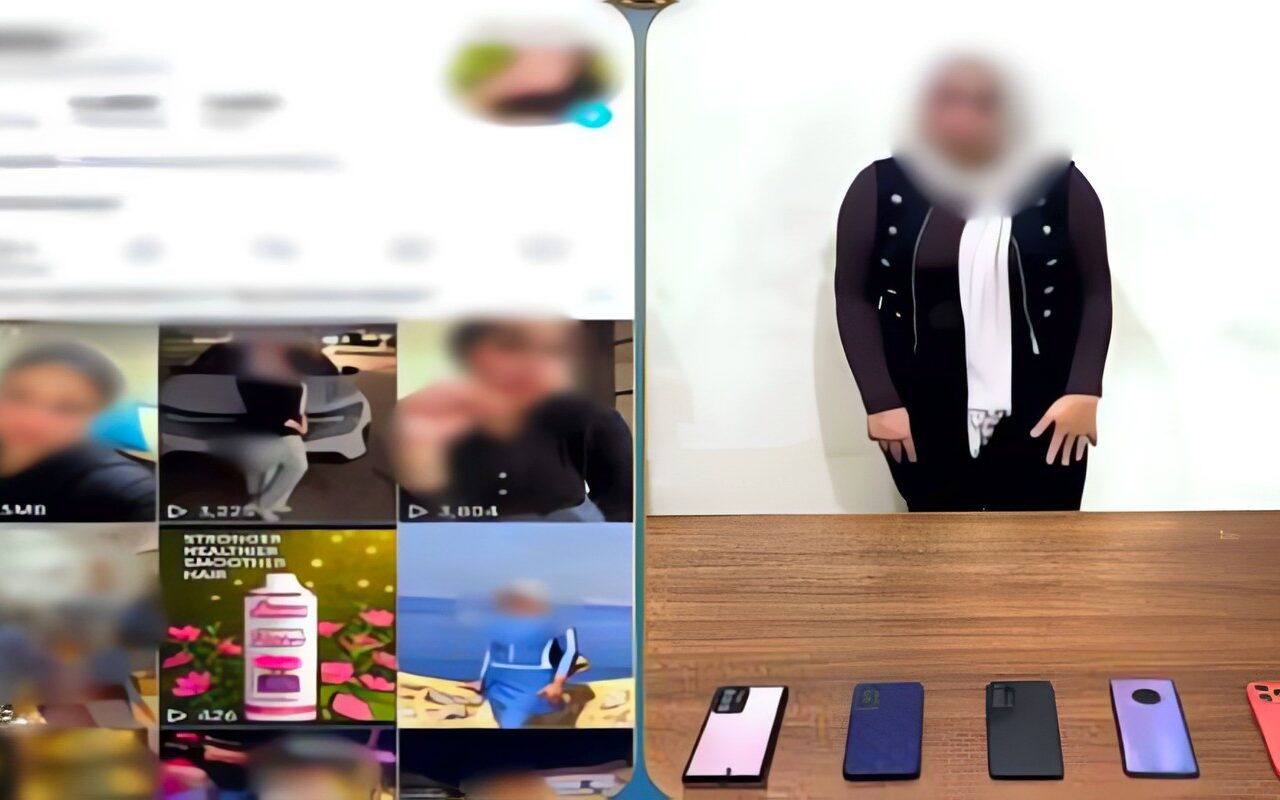 القبض على صانعة محتوى بتهمة نشر فيديوهات تتضمن التلفظ بألفاظ خارجة