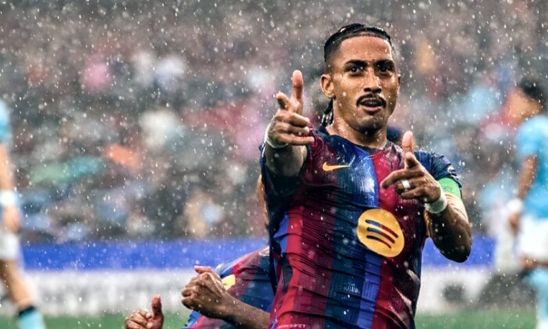 بعد إصابته مع البرازيل.. برشلونة يحسم موقف رافينيا قبل مواجهة خيتافي بالدوري الإسباني