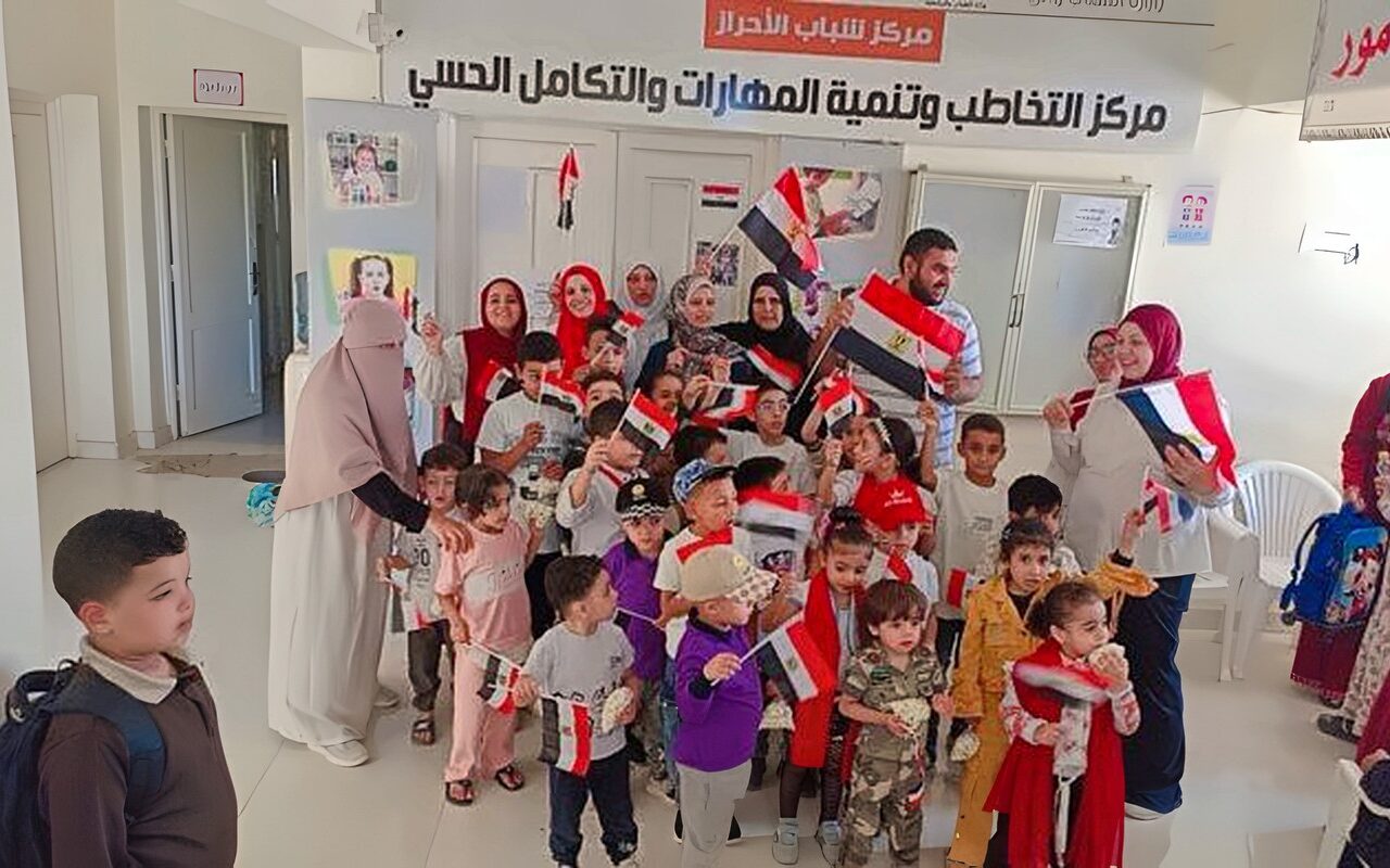 أطفال مراكز التخاطب بالقليوبية يحتفلون بذكرى انتصارات أكتوبر