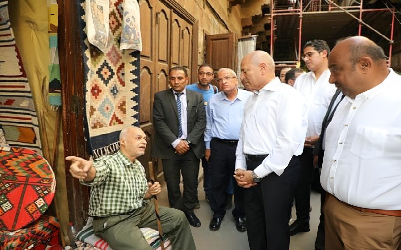 محافظ القاهرة يتفقد بدء المرحلة الأولى لترميم وإعادة تأهيل سوق الخيامية