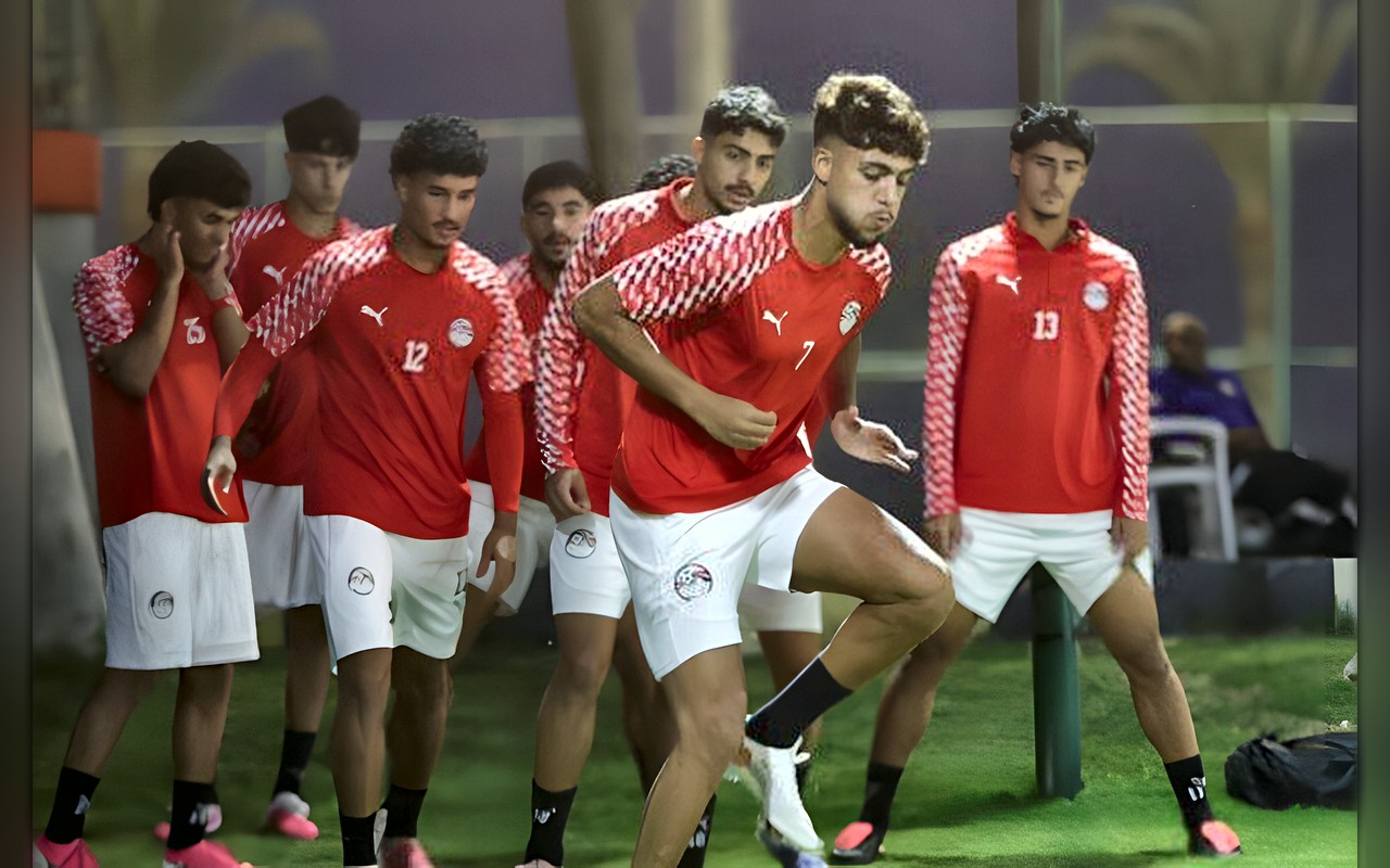 منتخب مصر للشباب يختتم استعداداته لمواجهة المغرب في تصفيات أمم إفريقيا