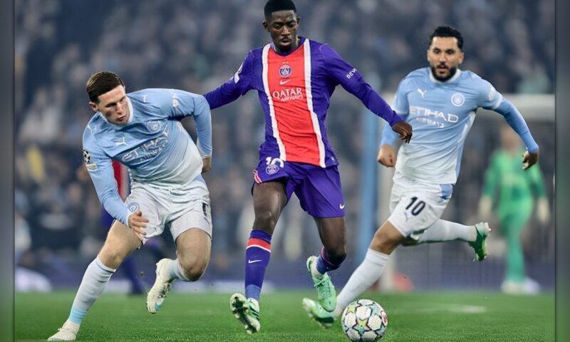 دوري أبطال أوروبا.. «ديمبيلي» يمنح باريس سان جيرمان الهدف الثاني أمام مانشستر ستي «فيديو»