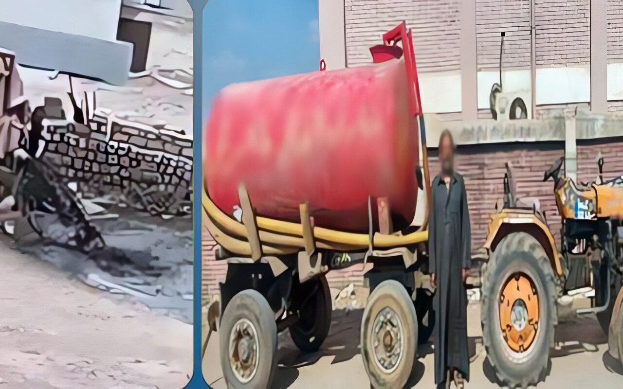 القبض على سائق جرار ألقى مياه صرف صحي في أرض زراعية ببنها