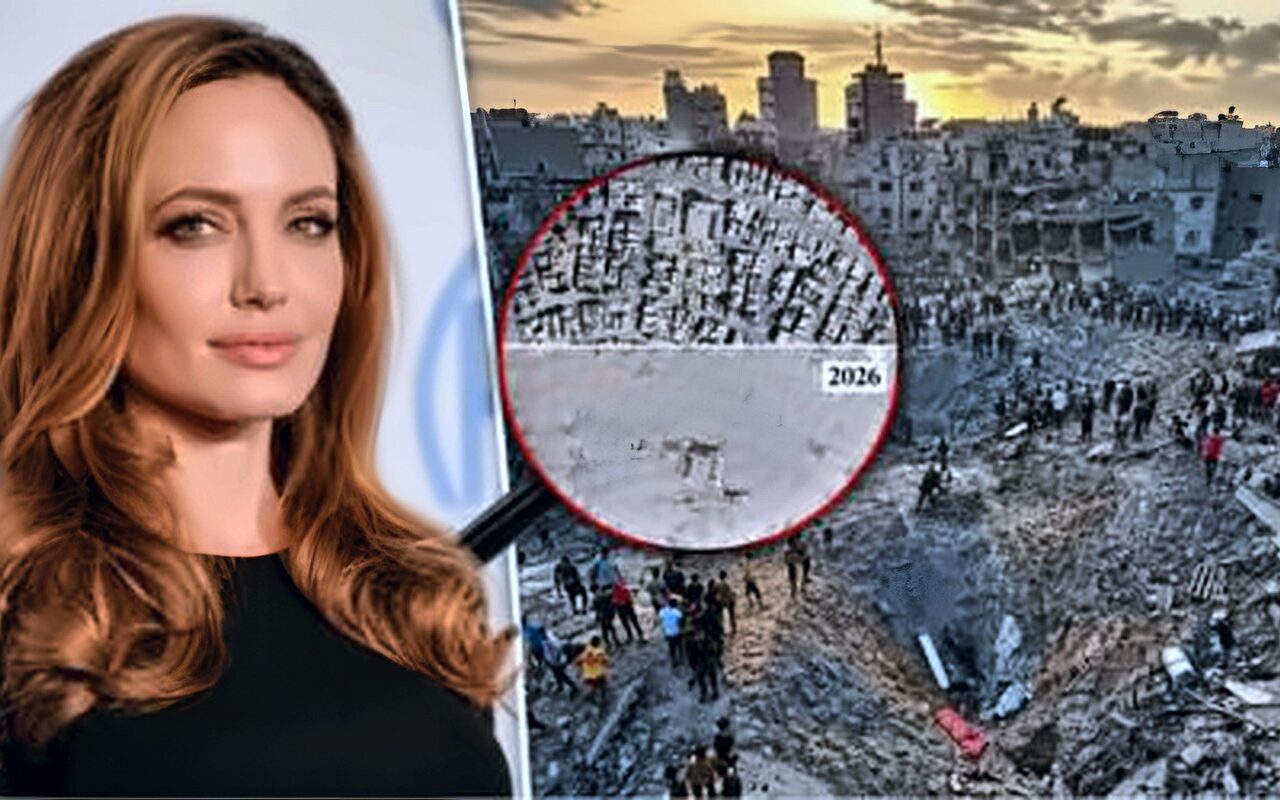 أنجلينا جولي تكشف دمار غزة بصور «جوجل إيرث»: أحياء كاملة تحولت إلى ركام