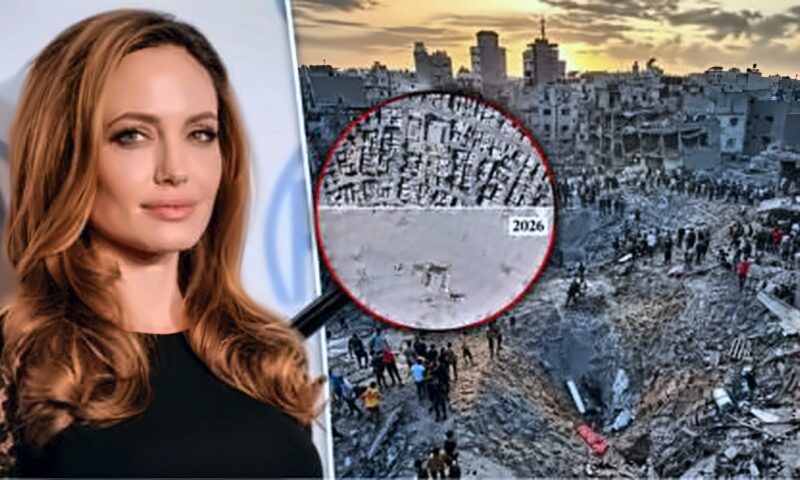 أنجلينا جولي تكشف دمار غزة بصور «جوجل إيرث»: أحياء كاملة تحولت إلى ركام