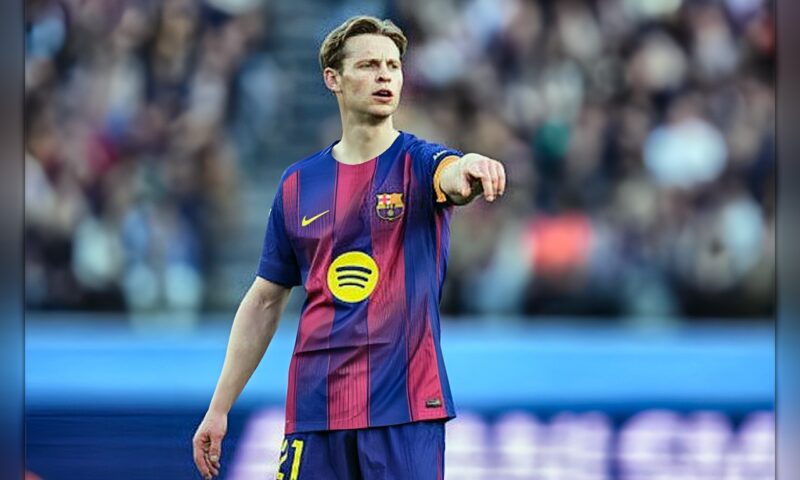 فرينكي دي يونج يعود لتدريبات برشلونة بعد غياب طويل بسبب إصابة الركبة