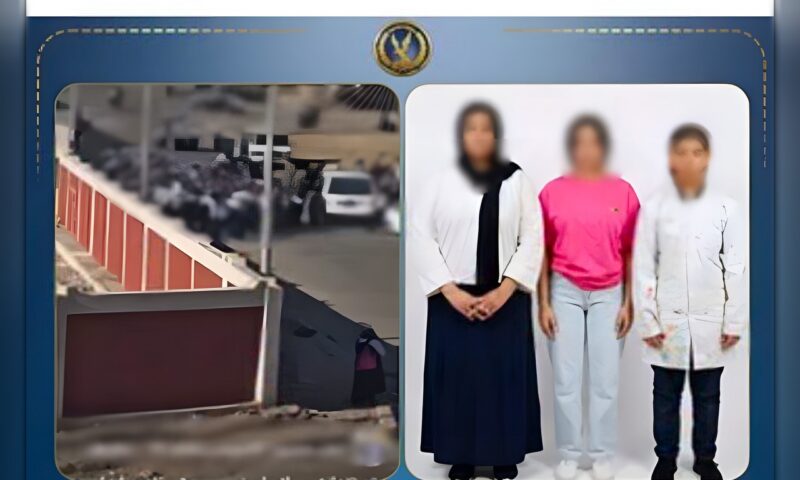بسبب المزاح.. ضبط 3 طالبات بتهمة التشاجر أمام مدرسة في السويس