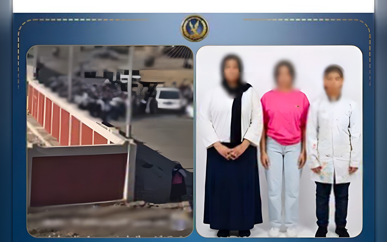 بسبب المزاح.. ضبط 3 طالبات بتهمة التشاجر أمام مدرسة في السويس