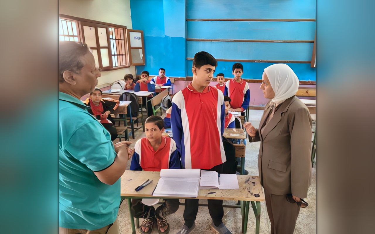 همت أبو كيلة تتابع انتظام الدراسة بمدارس دار السلام وتشارك في احتفالية ذكرى انتصارات أكتوبر