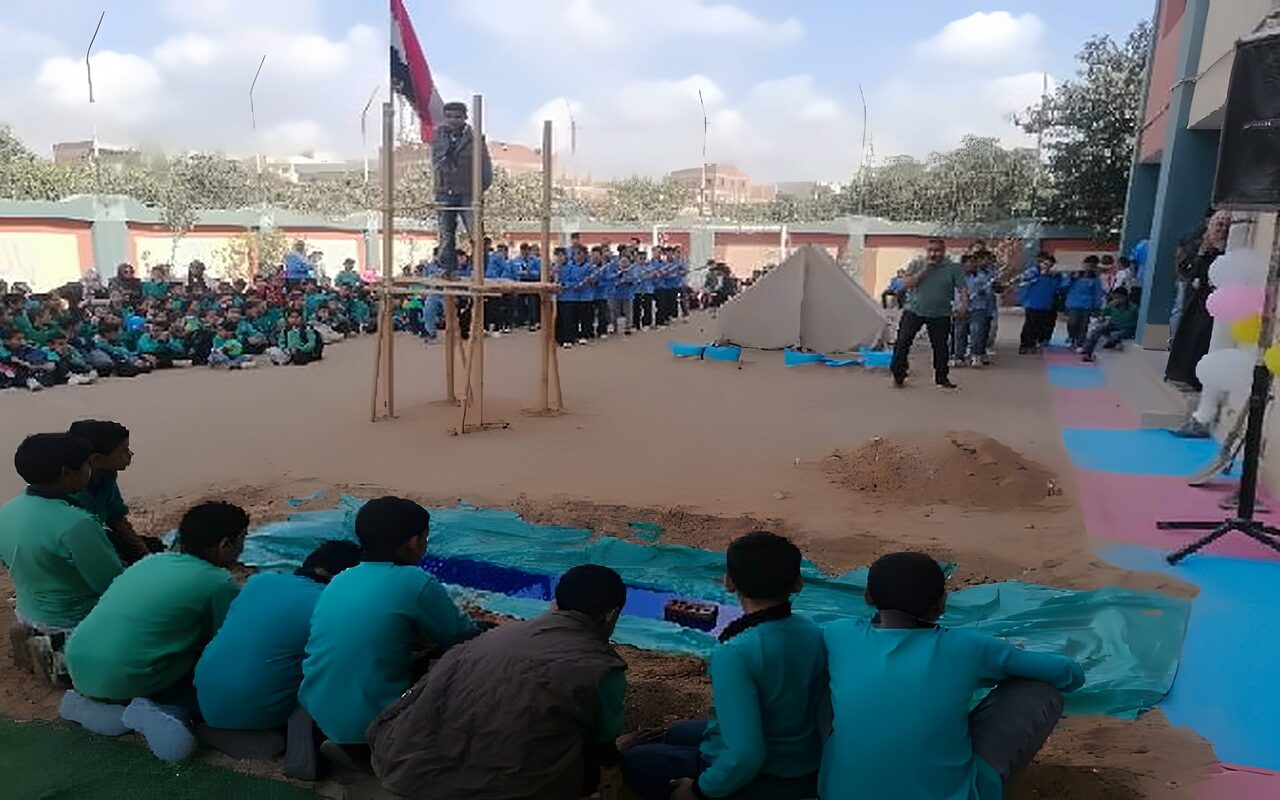 مدرسة المستشار سامي عبد الحليم بالشرقية تحاكي ملحمة العبور في احتفالية بذكرى انتصارات أكتوبر
