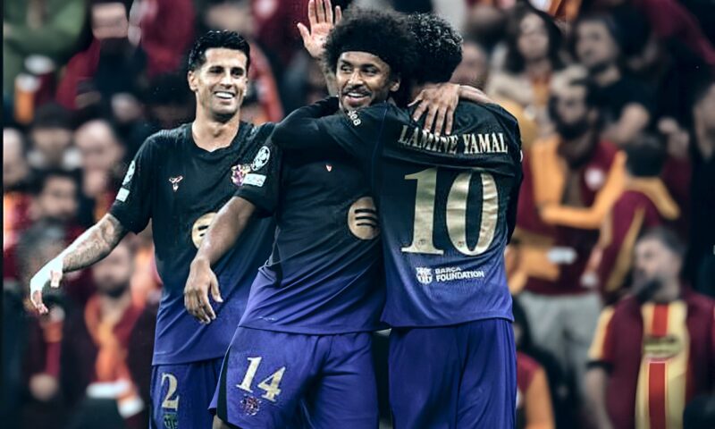 برشلونة يصعق جلطة سراي برباعية في دوري أبطال أوروبا «فيديو»