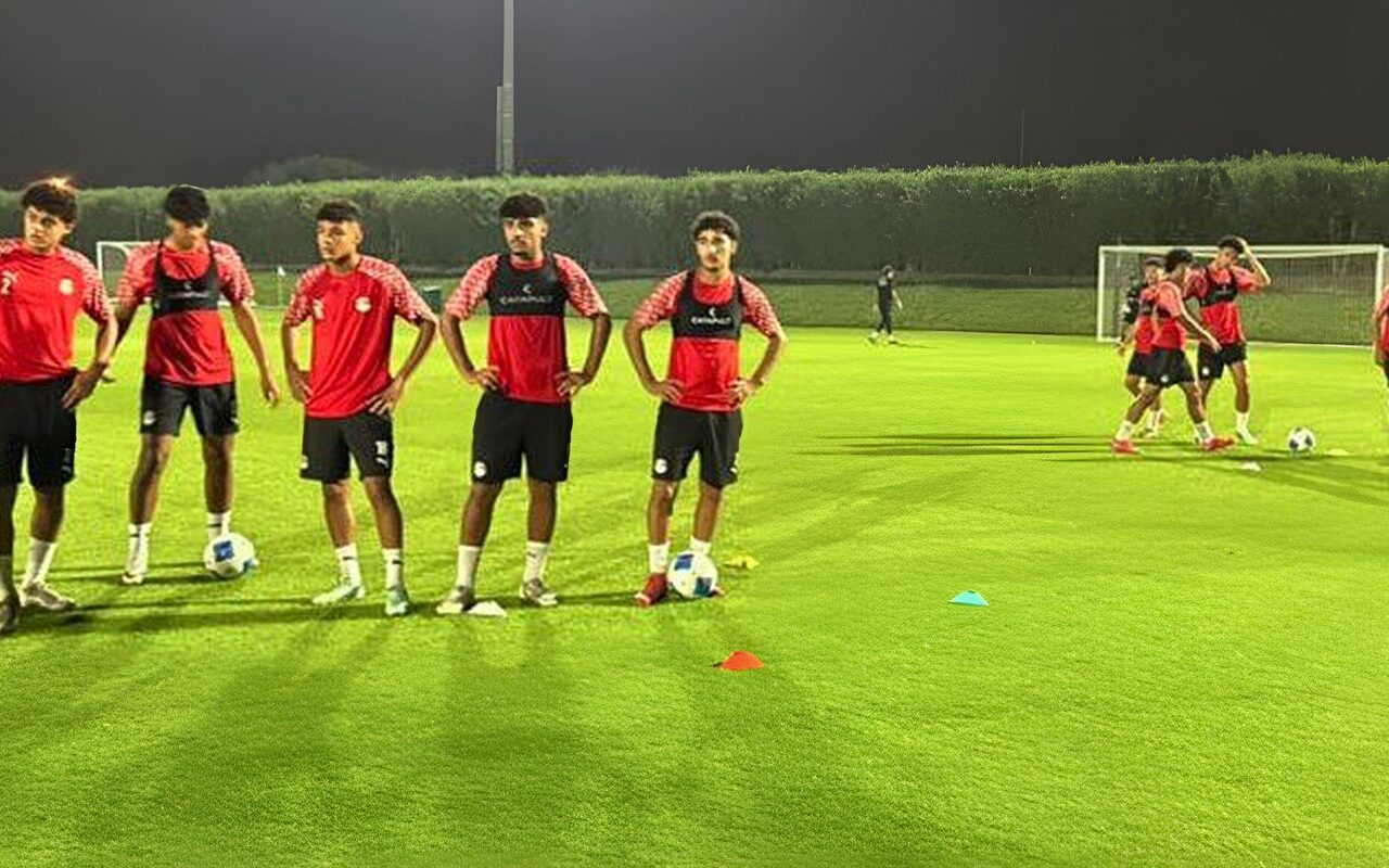 منتخب مصر للناشئين يختتم استعداداته لمواجهة السعودية في كأس الخليج
