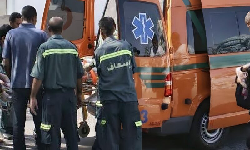 تصادم ميكروباصين على طريق القاهرة الفيوم الصحراوي يسفر عن 4 مصابين