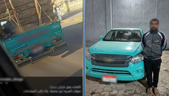 الأمن يكشف ملابسات صورة سيارة محملة بالأخشاب بطريقة خطرة في كفر الشيخ