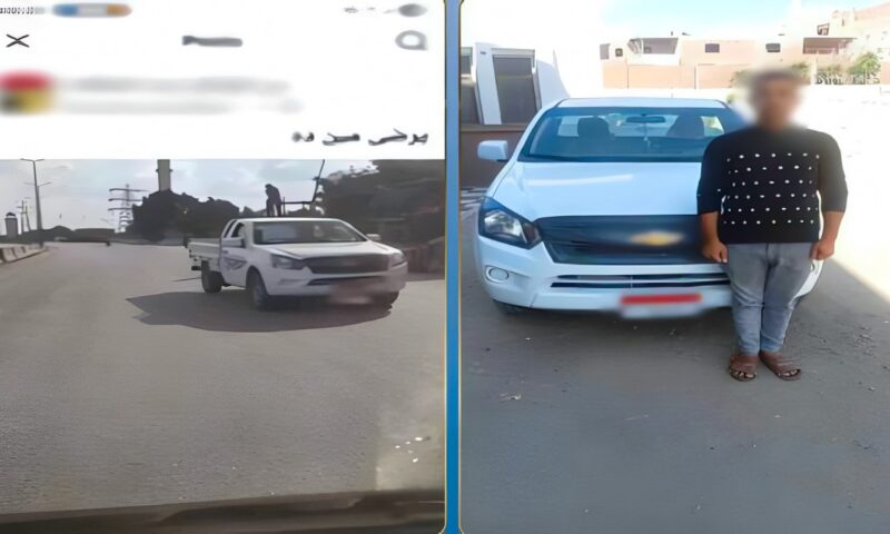 بيختصر الطريق.. ضبط سائق ربع نقل بتهمة السير عكس الاتجاه بالقليوبية