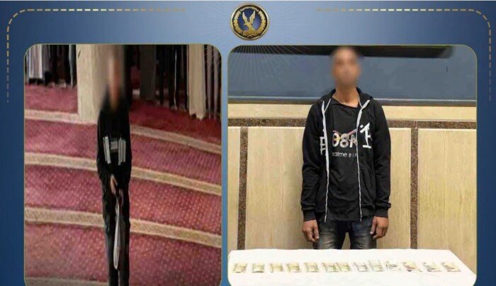 ضبط المتهم بسرقة حقيبة طالب من داخل مسجد في المنيا