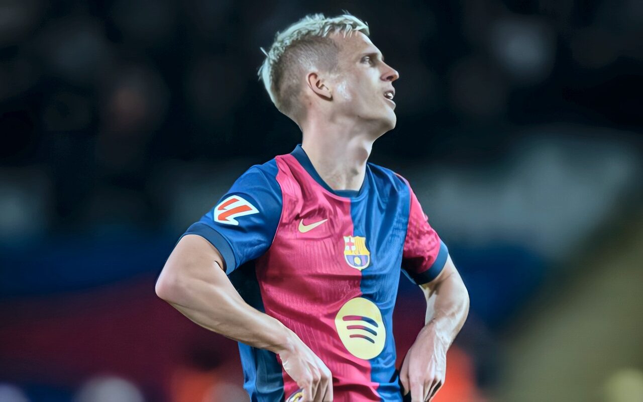 برشلونة يعلن إصابة داني أولمو وغيابه لمدة شهر