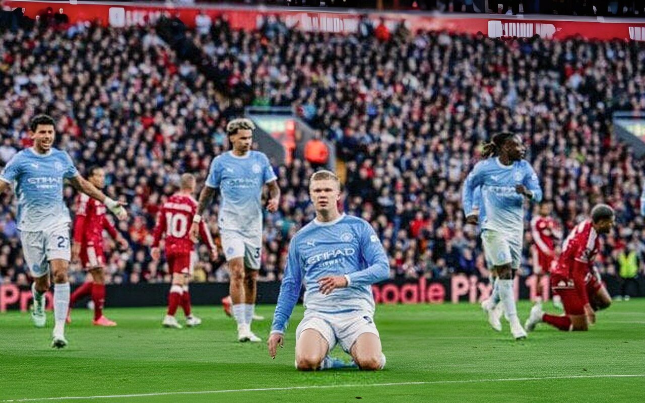 مانشستر سيتي يكتسح ليفربول بثلاثية في أنفيلد بالدوري الإنجليزي «فيديو»