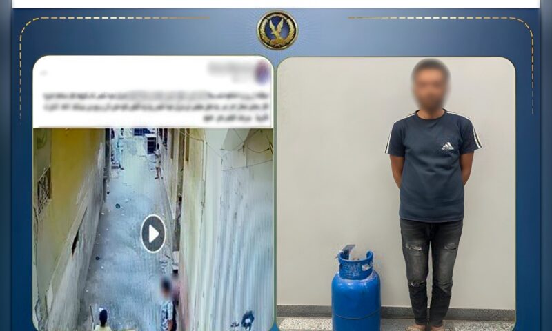 ضبط زوج هدد زوجته بإضرام النار بها باستخدام أسطوانة غاز بالدقهلية