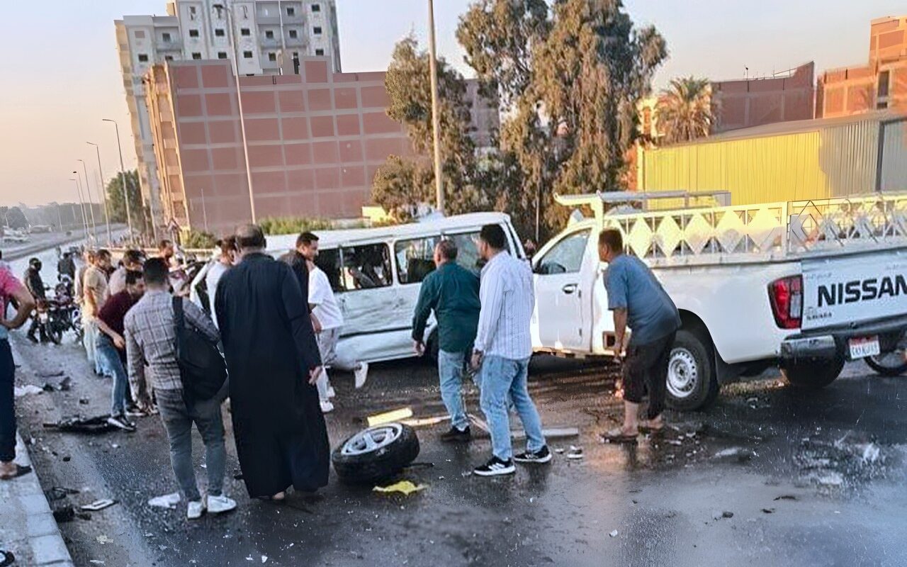 ارتفاع عدد ضحايا حادث الطريق الزراعي بقها لـ 5 وفيات و12 مصابًا