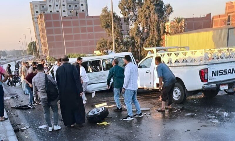 ارتفاع عدد ضحايا حادث الطريق الزراعي بقها لـ 5 وفيات و12 مصابًا