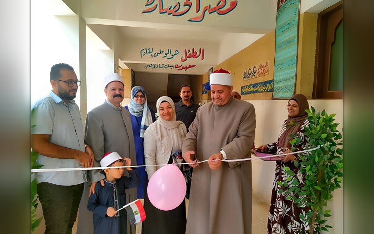 رئيس منطقة القليوبية الأزهرية يفتتح رياض الأطفال بكفر الجمال وبطا