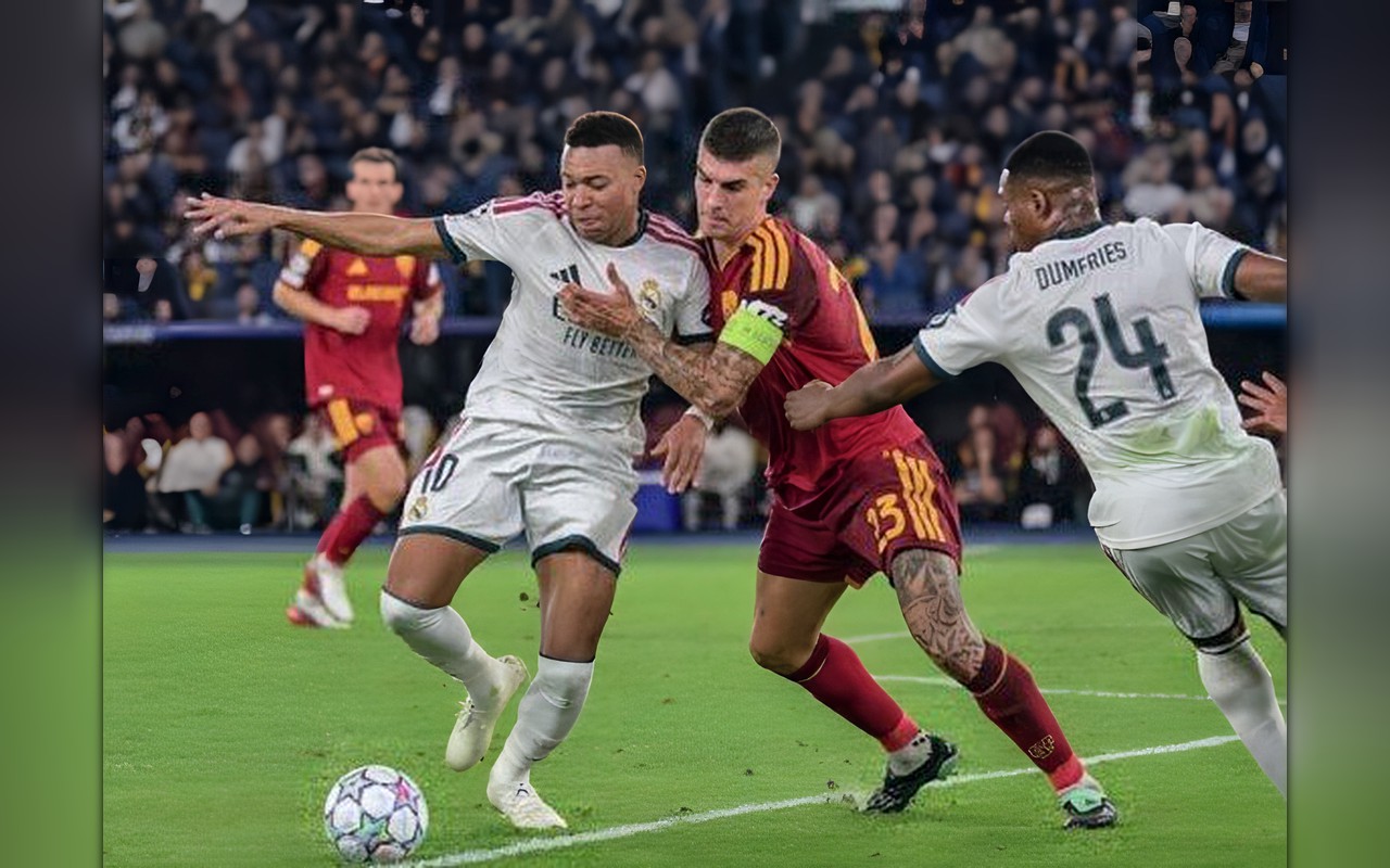 ريال مدريد يقلب الطاولة على روما ويخطف فوزًا مثيرًا برباعية في دوري أبطال أوروبا