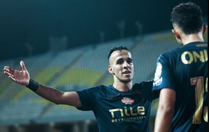 ناصر منسي يحرز هدف الزمالك الأول أمام الجيش الرواندي «فيديو»