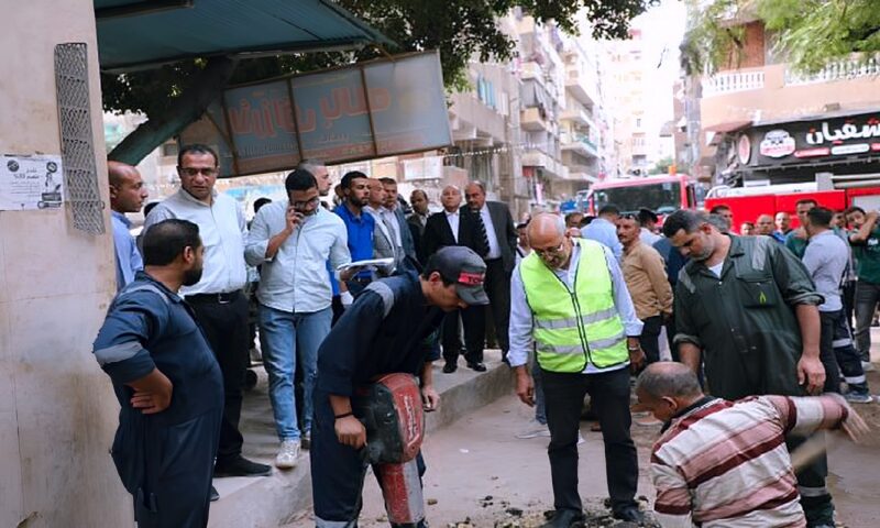 محافظ القاهرة يتابع أعمال إنقاذ السكان بالعقار المنهار في حدائق القبة وإنقاذ 3 مصابين
