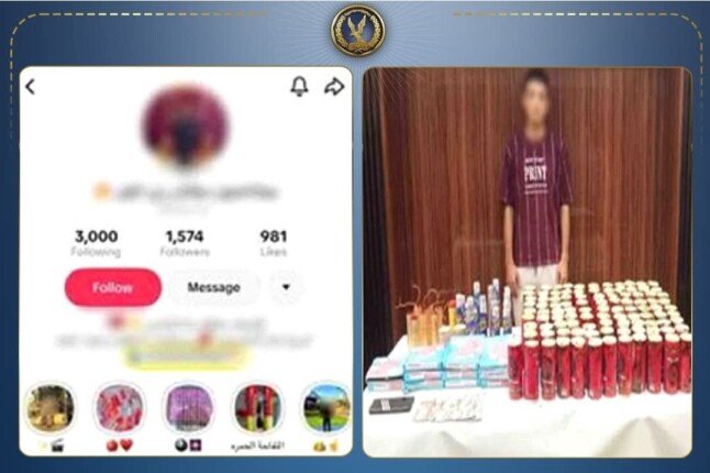 ضبط شخص روج لبيع الألعاب النارية «أونلاين» في القليوبية