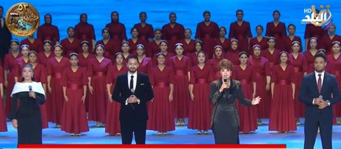 الرئيس السيسي يشهد عرض الأوبريت الغنائي «مصر التاريخ»