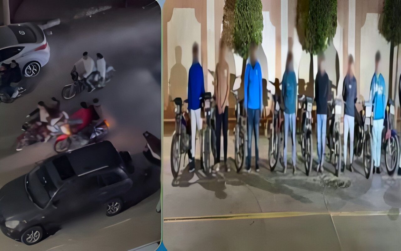 القبض على المتهمين بأداء حركات استعراضية وإصدار أصوات مزعجة بالغربية