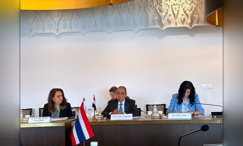 عبد العاطي يبحث مع مجموعة الصداقة التايلاندية فرص الاستثمار والتبادل التجاري مع مصر