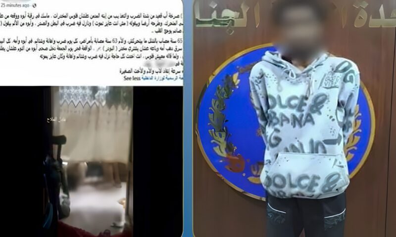 «رفض يعطيه مبلغ لشراء الكيف».. القبض على المتهم بضرب والده في القليوبية| فيديو