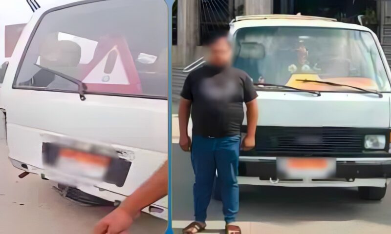 ضبط قائد سيارة بتهمة الاعتداء على شخص بالسب والضرب في الغربية