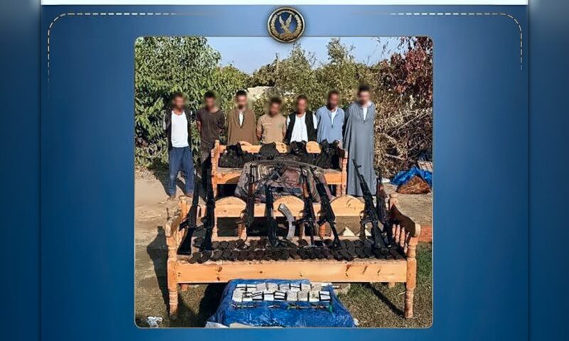 ضبط 7 عناصر جنائية بالجيزة استولوا على 600 فدان وفرضوا إتاوات تحت تهديد السلاح