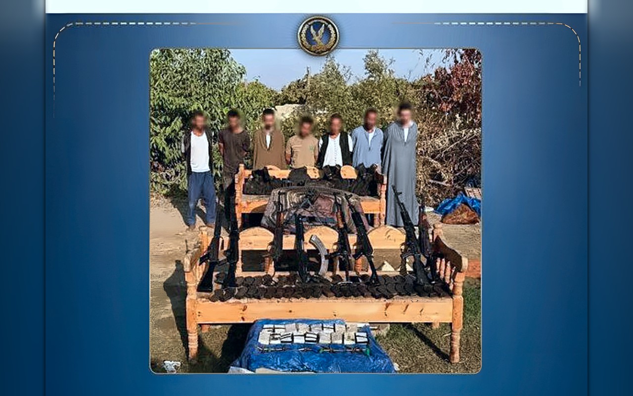 ضبط 7 عناصر جنائية بالجيزة استولوا على 600 فدان وفرضوا إتاوات تحت تهديد السلاح