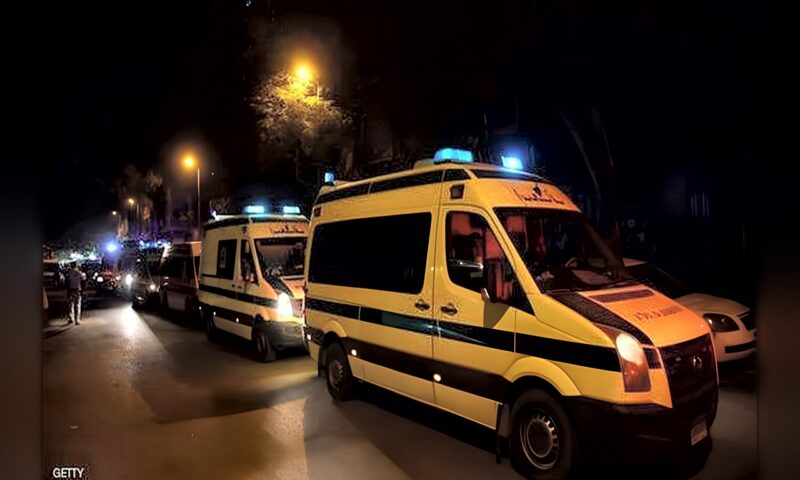 مصرع سيدة وإصابة زوجها وابنتهما في تصادم تروسيكل وسيارة أجرة بالمنوفية