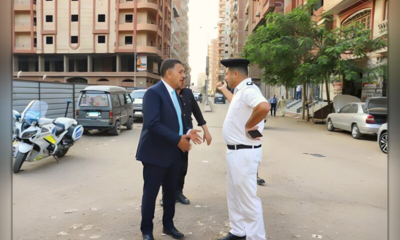 محافظ القليوبية يتفقد التكدسات المرورية بمفارق طريق أبو حشيش ببنها