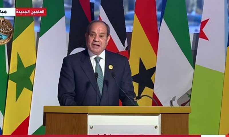 الرئيس السيسي: نبحث سبل تعزيز التعاون بين دول الاتحاد الأفريقي والتجمعات الاقتصادية