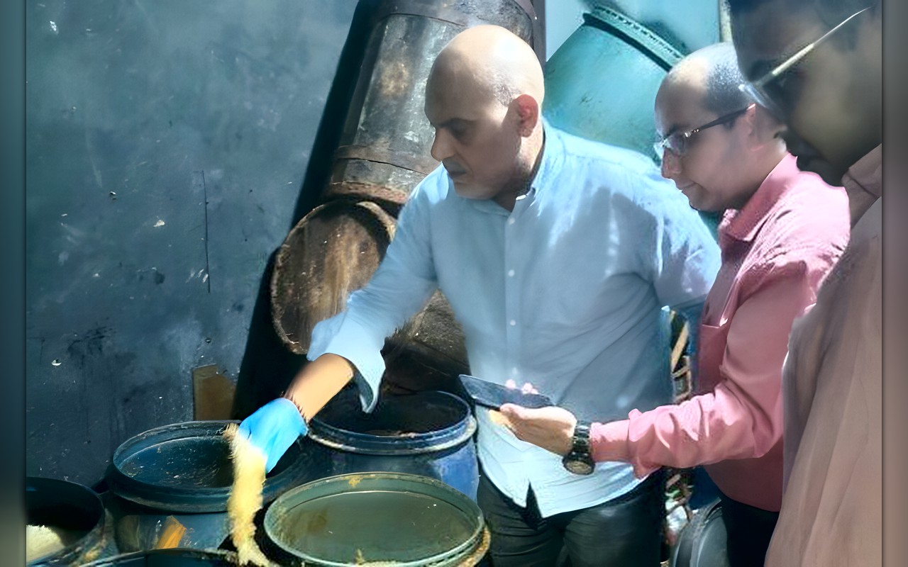 ضبط 2 طن أسماك مملحة فاسدة داخل مخزن بالقليوبية