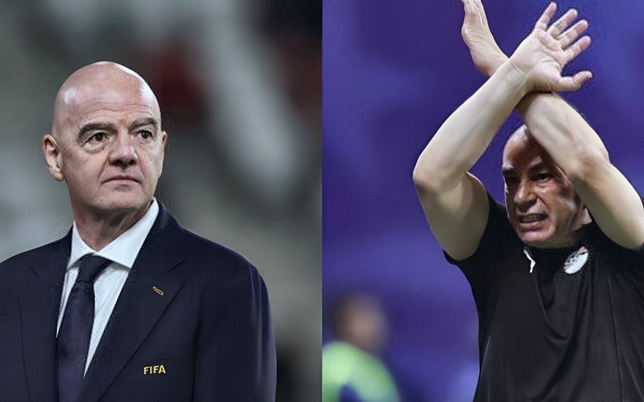 حسام حسن وإنفانتينو وجهًا لوجه بعد مباراة مصر والأرجنتين في كأس العالم 2026