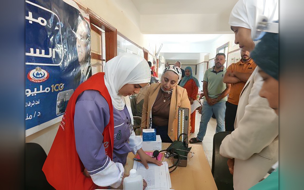 ​1575 مستفيدًا من خدمات القافلة الطبية المجانية بأبو جريش في الإسماعيلية