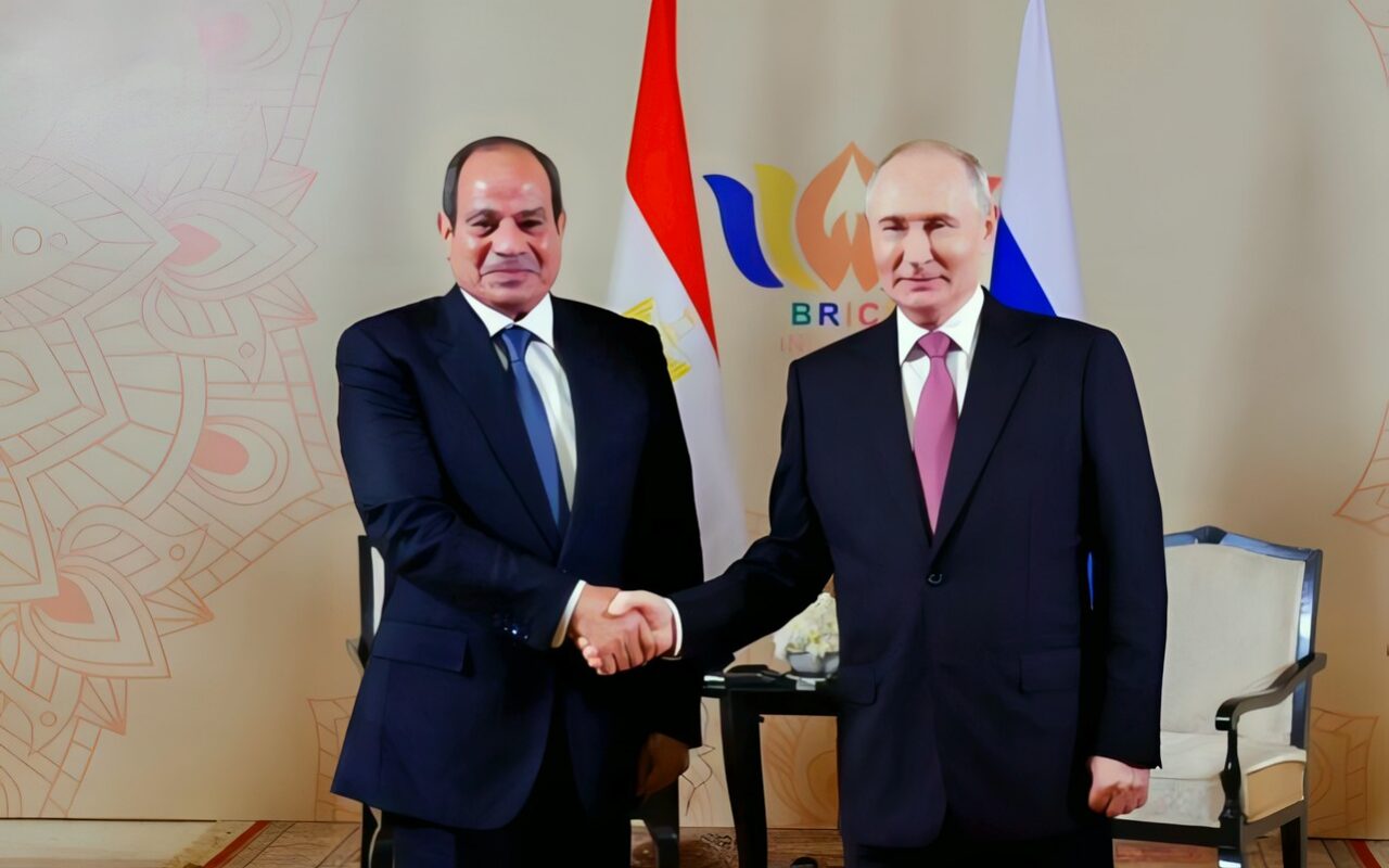 الرئيس السيسي يؤكد حرص مصر على تعميق علاقات الشراكة الاستراتيجية مع روسيا