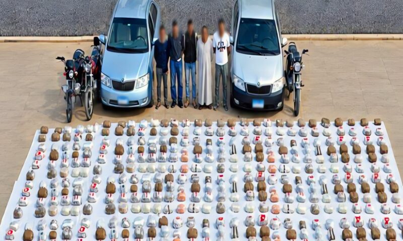 ضبط 2 طن مخدرات ومصرع 5 عناصر إجرامية عقب تبادل النيران