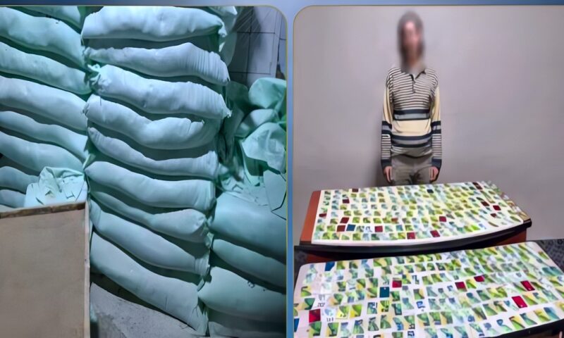 ضبط صاحب مخبز بحوزته 350 بطاقة تموينية و250 كيلو دقيق مدعم بالمنوفية